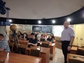 Посещение планетария БГПУ студентами и сотрудниками БГАТУ