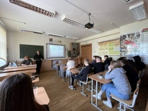 Встреча учащихся Минского государственного областного училища олимпийского резерва с преподавателями БГАТУ