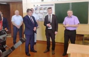 Глава администрации Первомайского района г. Минск Передня В. А. посетил БГАТУ