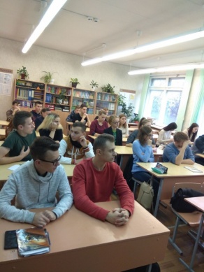 Онлайн профориентация с выпускниками школ Кобринского района