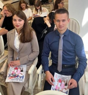 Cтуденческий актив на едином дне информирования на тему: "Мы вместе навсегда"