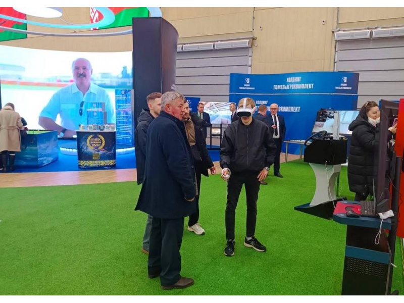 Участие БГАТУ в работе выставки "Моя Беларусь"